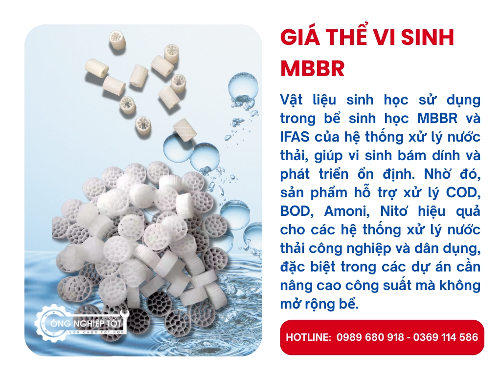 Giá thể vi sinh MBBR